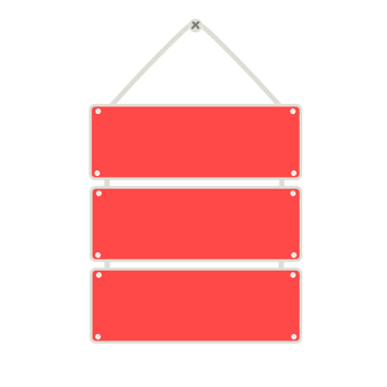 Decorative signs for various events png