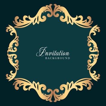 Luxury vintage invitation background. - Vector. vector