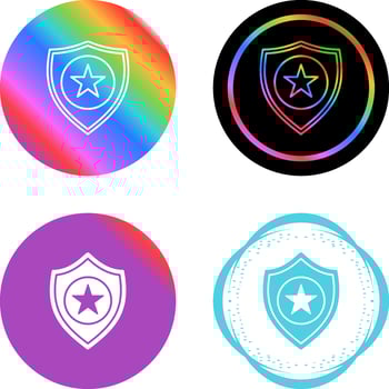 Police Badge Vector Icon