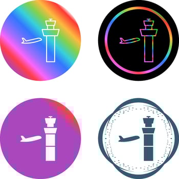 Air Control Tower Vector Icon