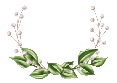 Elegant wreath in a round frame of flower leaves of dried beige decorative branches in watercolor style. Digital illustration. For invitations, date saving or greeting card png