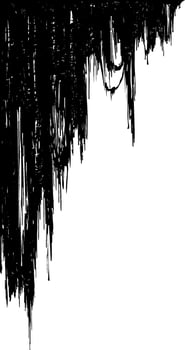 Old dirty ragged with holes. vector