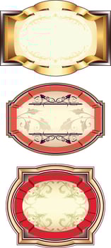 Calligraphy ornamental decorative frame. vector