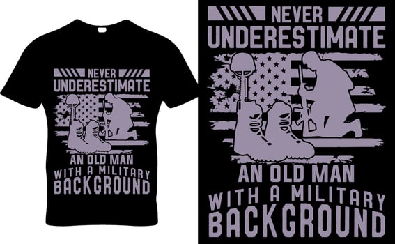 Veteran usa vector t-shirt design