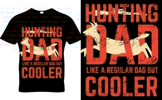 Hunting t-shirt design vector