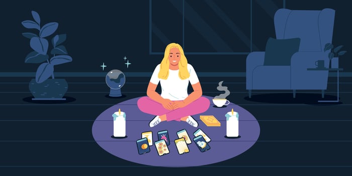 Fortune Telling Background vector