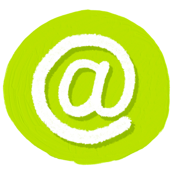 The at sign is in the green circle. png