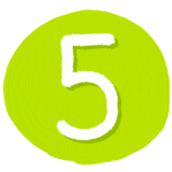 Number 5 in a green circle. png