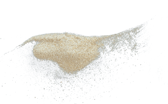 blast of sand particle isolated png
