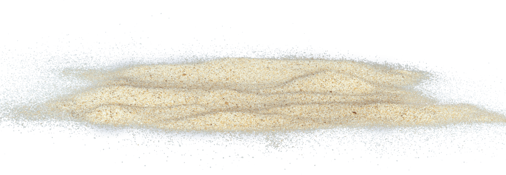 landscape of beach sand isolated png
