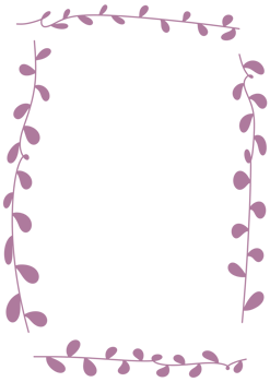 Leaf Frame Aesthetic png