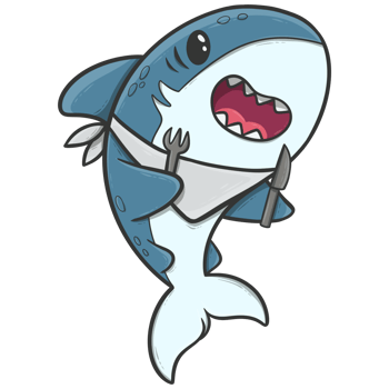 cute shark cartoon png