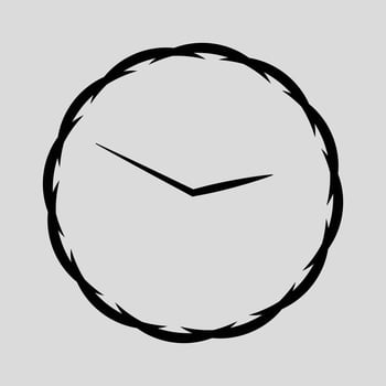 Clock icon vector