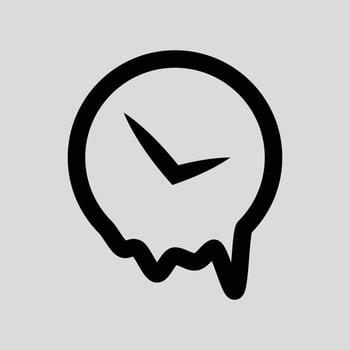 Clock icon vector