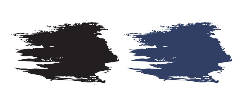 Brush stroke set vector