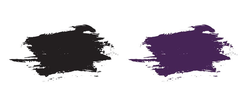 Abstract brush stroke banner design vector