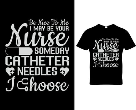 Nurse t-shirt design vector