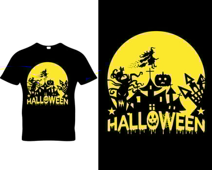 Halloween t-shirt design vector