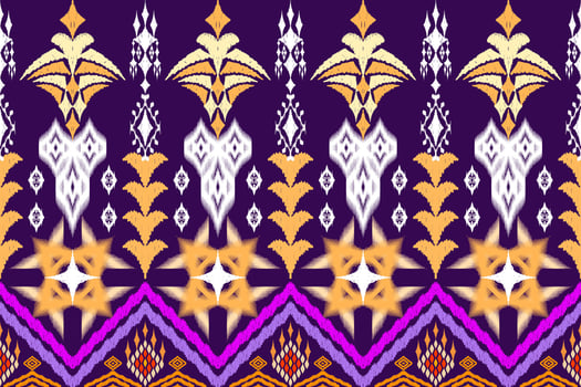 Geometric ethnic oriental traditional art pattern.Figure tribal embroidery style.Design for background,wallpaper,clothing,wrapping,fabric,element,,vector illustration. vector