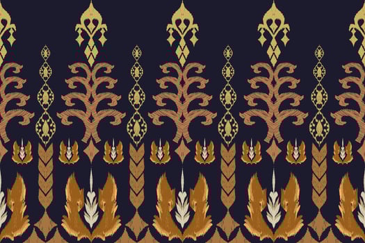 Geometric ethnic oriental traditional art pattern.Figure tribal embroidery style.Design for background,wallpaper,clothing,wrapping,fabric,element,,vector illustration. vector
