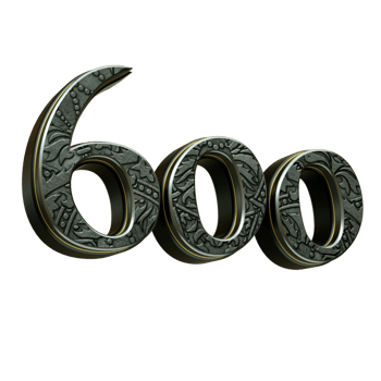 3d rendered medieval number png