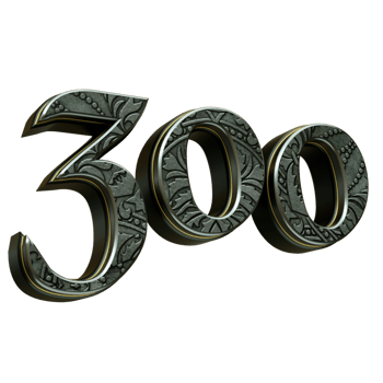 3d rendered medieval number png