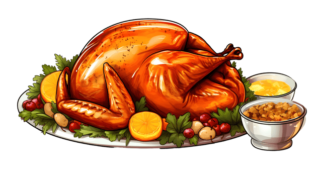 Yummy thanksgiving Turkey png