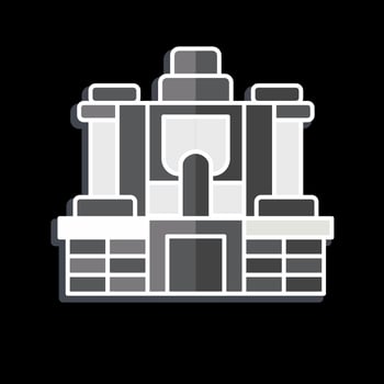 Icon Angkor Thom. related to Cambodia symbol. glossy style. simple design editable. simple illustration vector