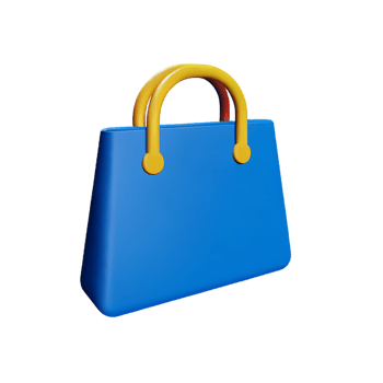 bag 3d rendering icon illustration png