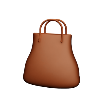 bag 3d rendering icon illustration png