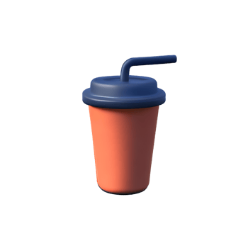 drink 3d rendering icon illustration png
