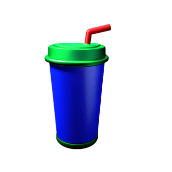 drink 3d rendering icon illustration png