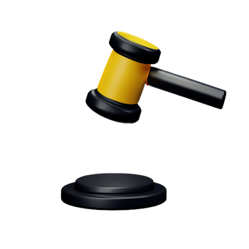 law 3d rendering icon illustration png