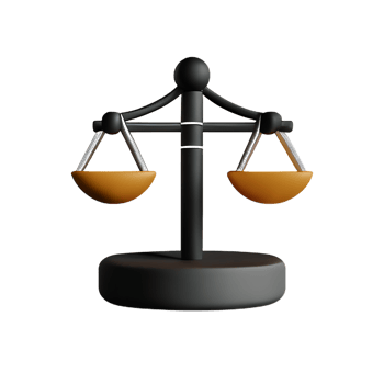 law 3d rendering icon illustration png