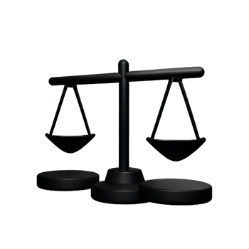 law 3d rendering icon illustration png