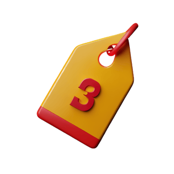 price tag 3d rendering icon illustration png