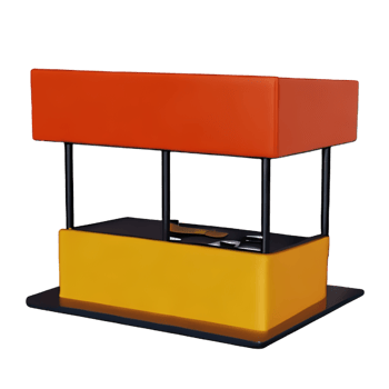 restaurant 3d rendering icon illustration png