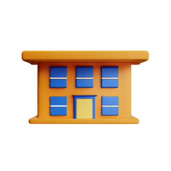 restaurant 3d rendering icon illustration png