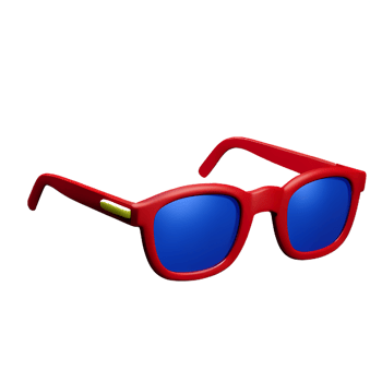 sunglasses 3d rendering icon illustration png
