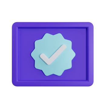 3D Verified Icon png