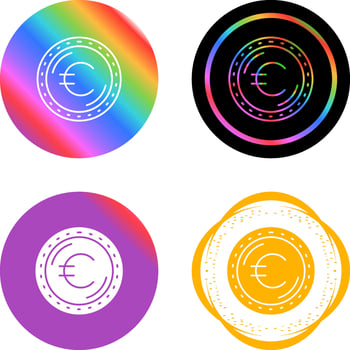 Euro Currency Vector Icon