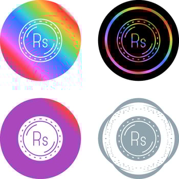 Rupee Currency Vector Icon