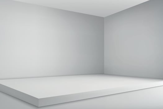 3d realistic empty stage on show room background. vector