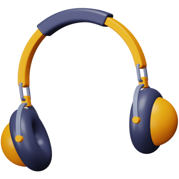 Earmuff 3d rendering isometric icon. png