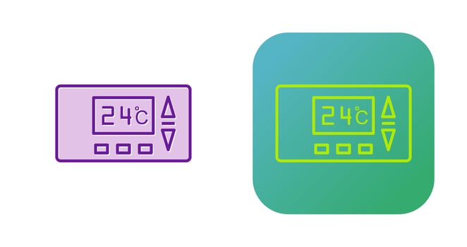 Thermostat Vector Icon
