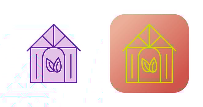 Eco friendly Building Vector Icon