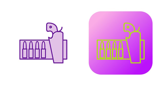Gun Belt Vector Icon