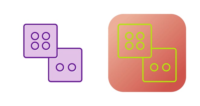 Dice Vector Icon