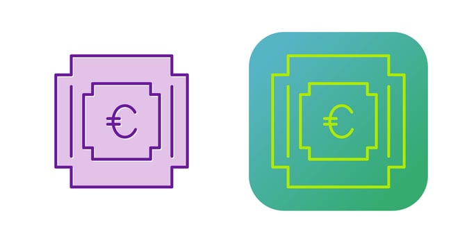 Euro Symbol Vector Icon