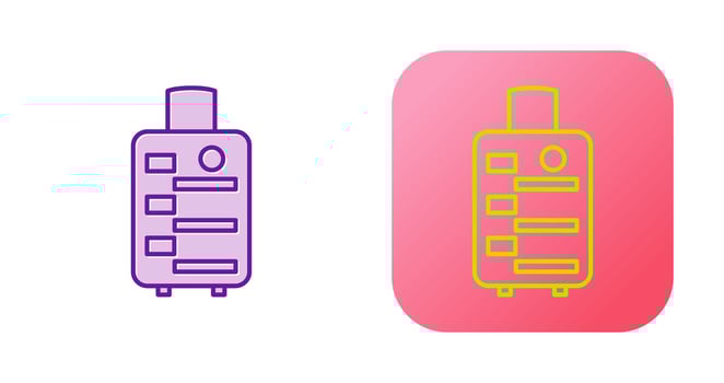 Luggage Bag Vector Icon